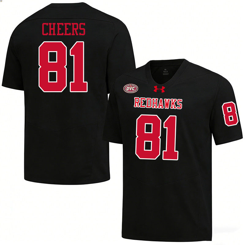 Southeast Missouri State Redhawks #81 Donnie Cheers College Football Jerseys,Uniforms-Black